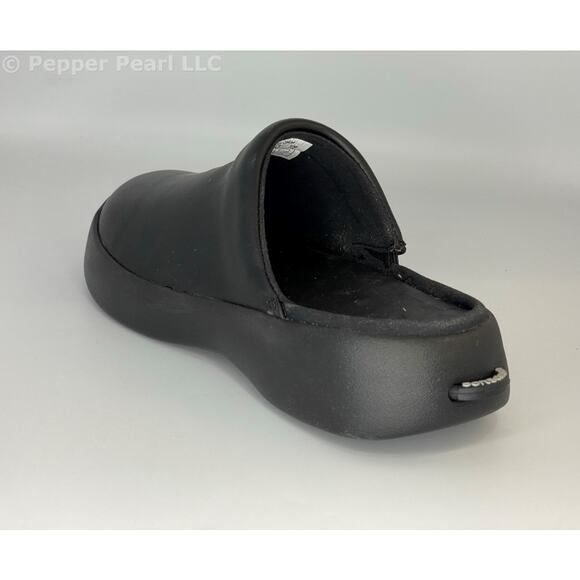 Women's Size 5 Black Comfort Clog Mule Slip Water Resistant Soft Science Juniors - Picture 3 of 11